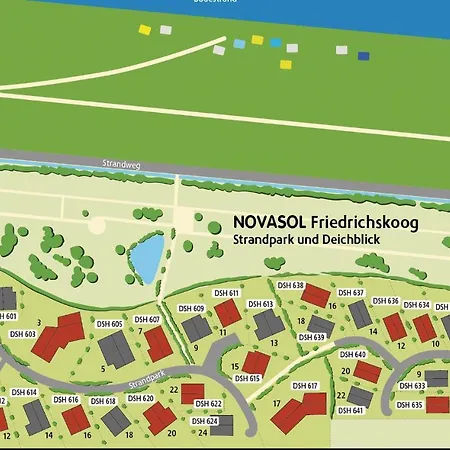 Friedrichskoog-deichblick 2 Nyaraló *